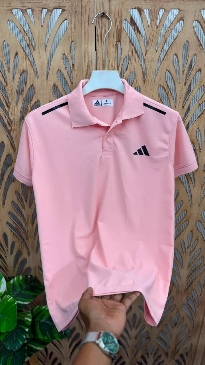 ADIDAS ECONOMIC STRIPED COLLAR POLO