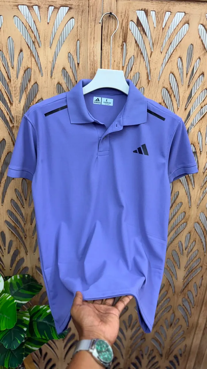 ADIDAS ECONOMIC STRIPED COLLAR POLO