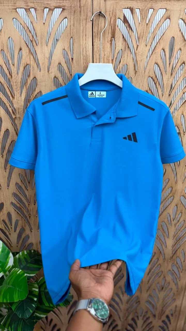 ADIDAS ECONOMIC STRIPED COLLAR POLO