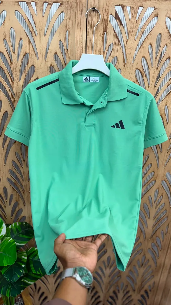 ADIDAS ECONOMIC STRIPED COLLAR POLO