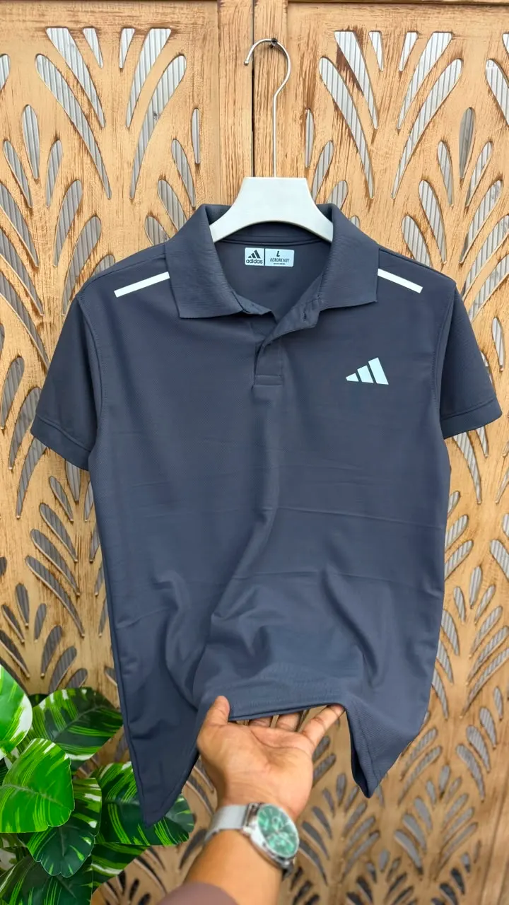 ADIDAS ECONOMIC STRIPED COLLAR POLO