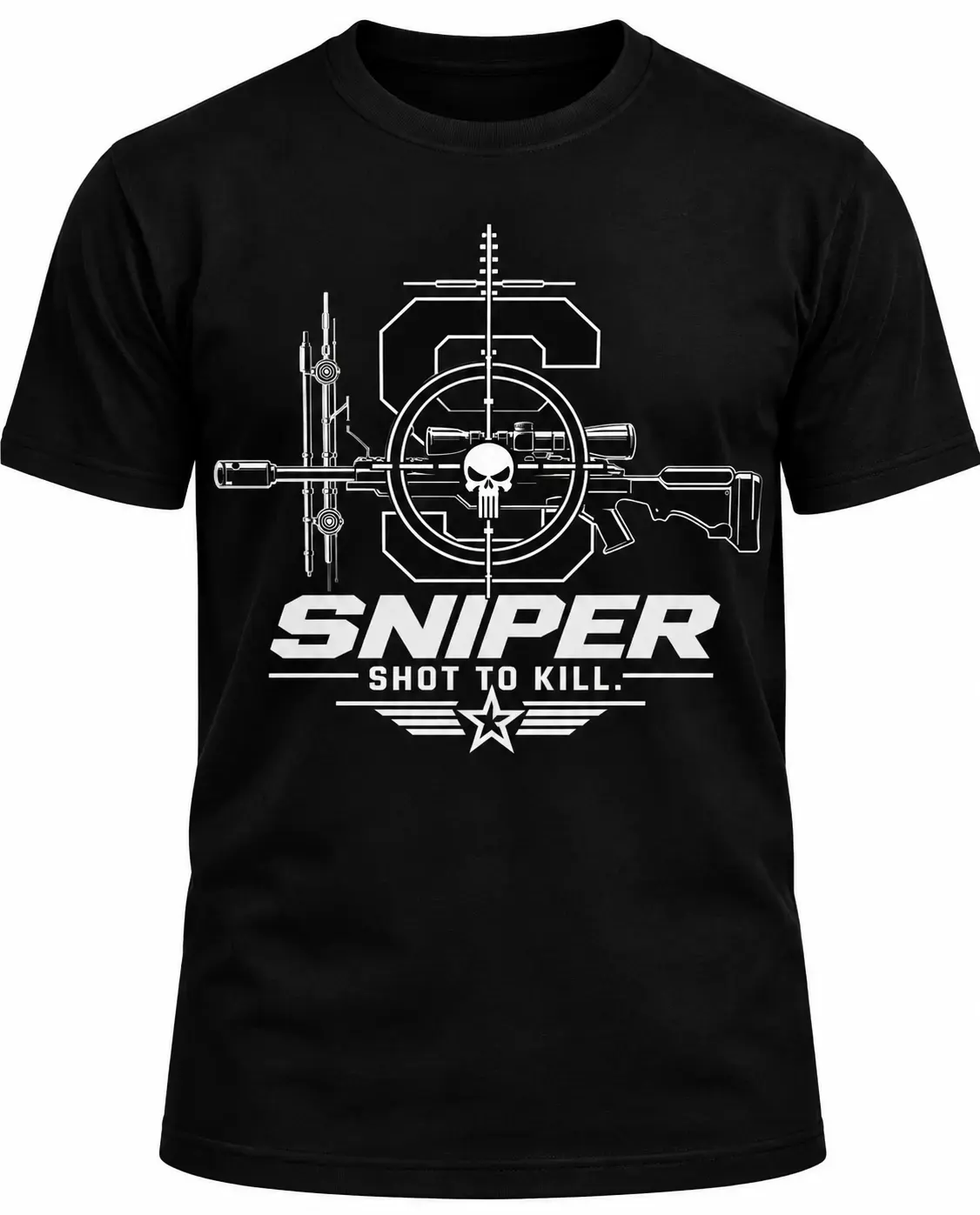 Sniper black tshirt
