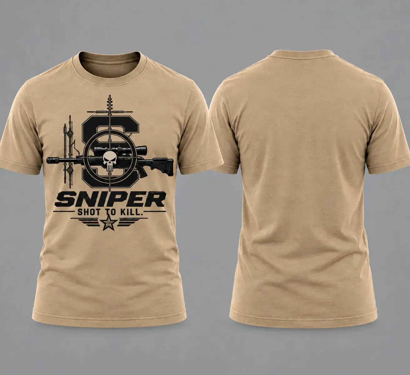 Sniper black tshirt