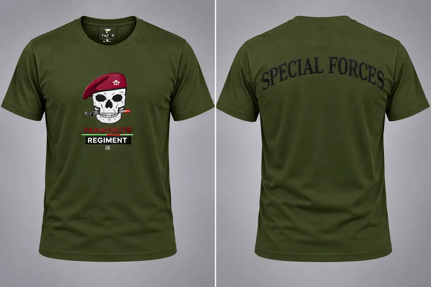 Parachute green olive t shirt