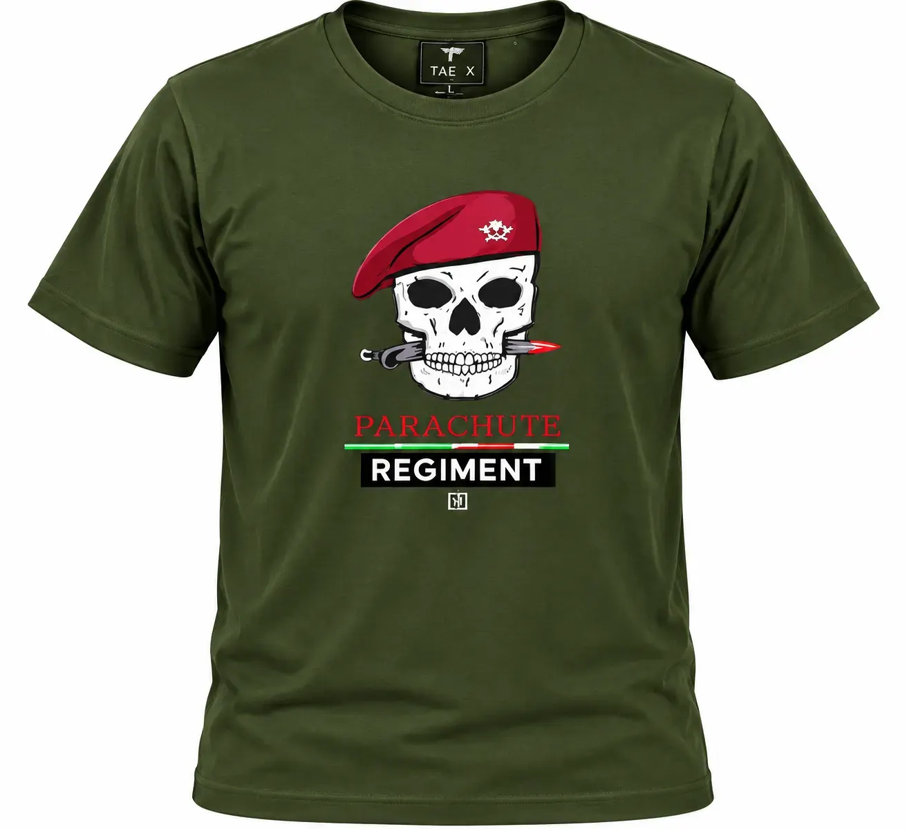 Parachute green olive t shirt