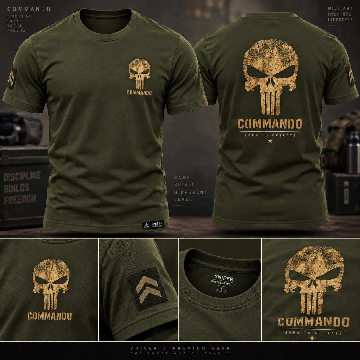 Command hut t shirt