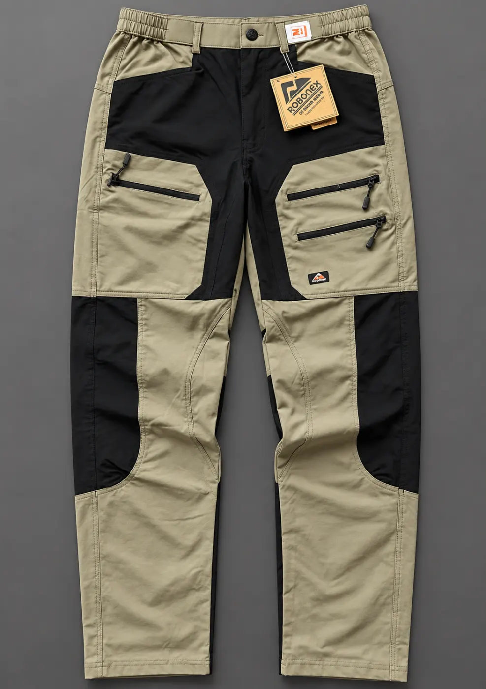 Trousers double zip