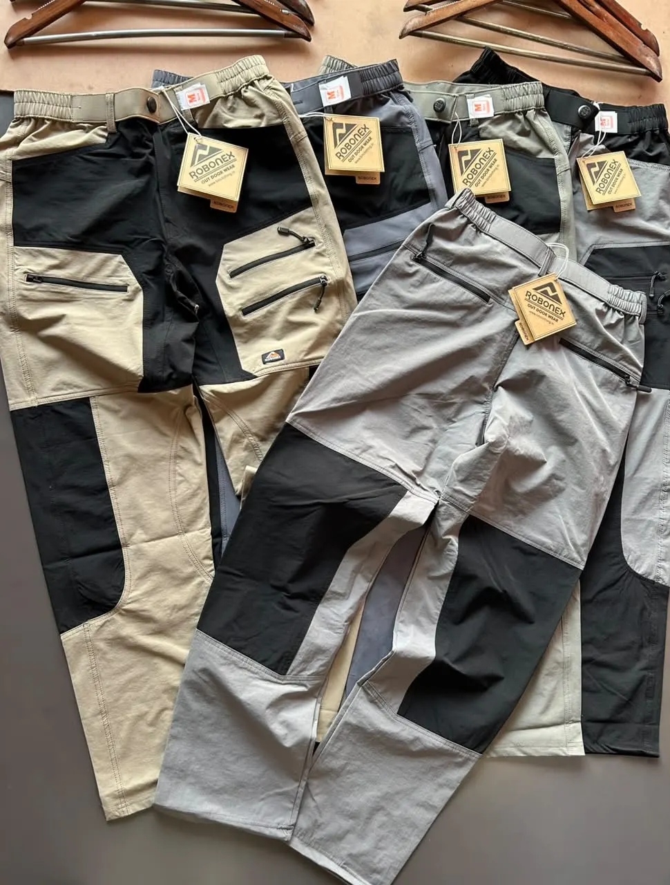 Trousers double zip